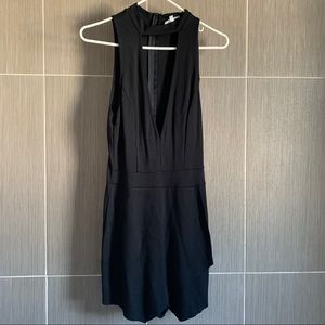 🎀3/$15! Charlotte Russe Black Envelope Romper